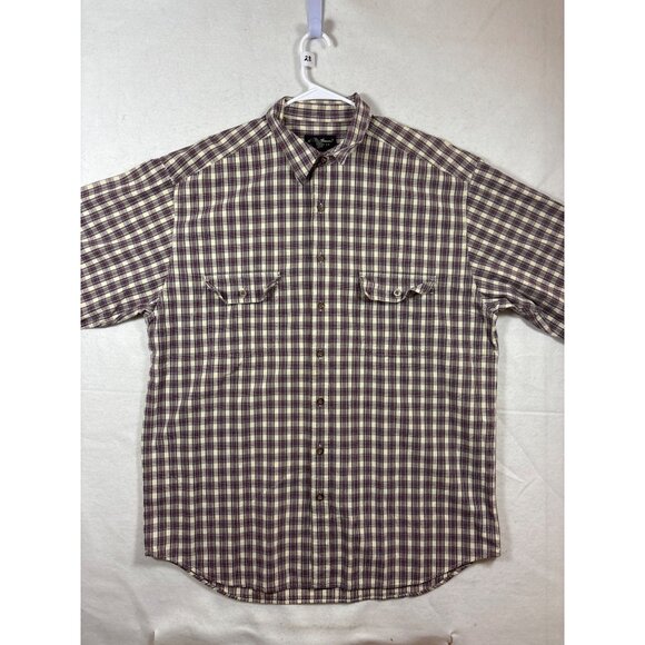 Eddie Bauer Mens Plaid Button-Up Shirt XL - Picture 1 of 9